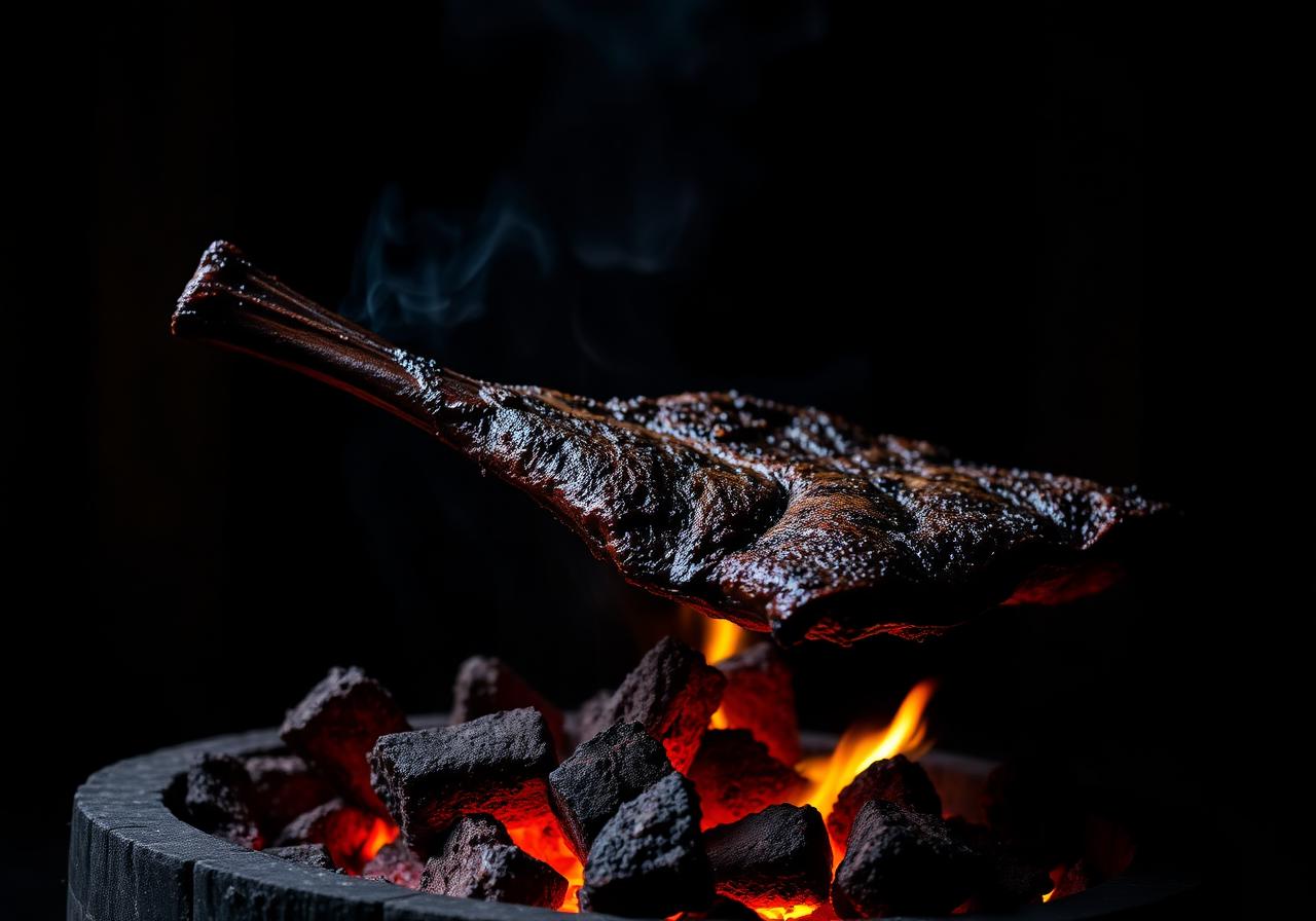 Costela na brasa